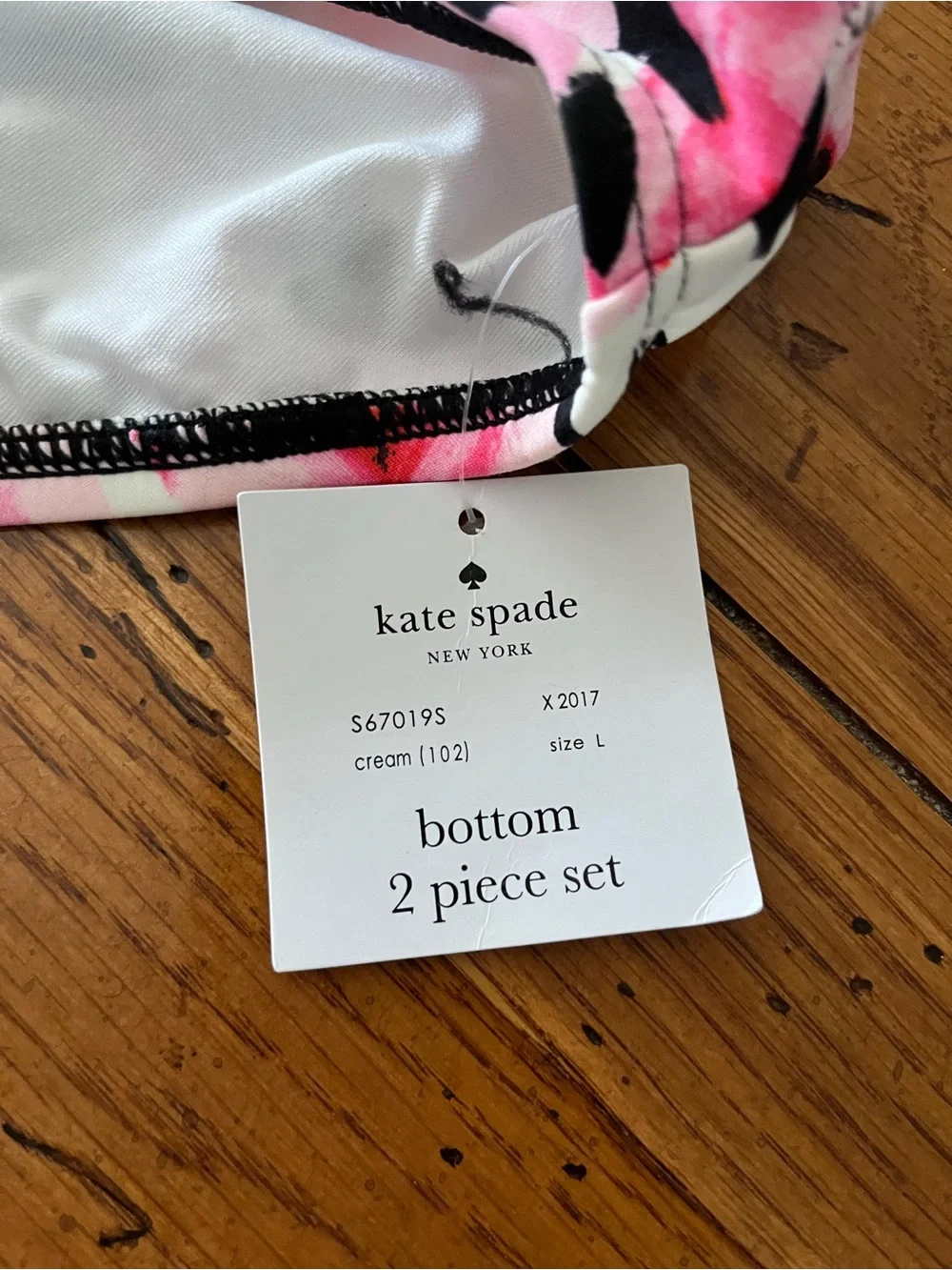 Kate Spade Pink Floral Bikini set